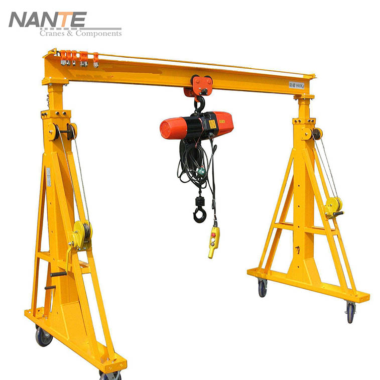 11-flexible mini movable Gantry Crane