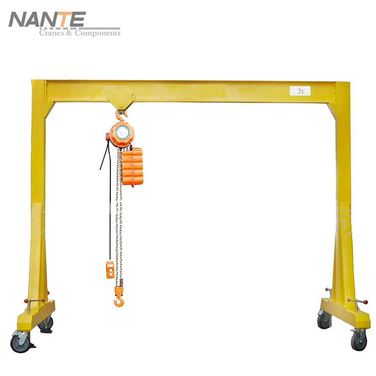 12-flexible mini movable Gantry Crane